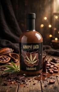 Konopný likér čokoládový